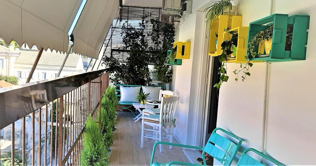 Aay- Best Corfu Town & Sea Apart 2Bedroom Renovated + Lift / Comfy&Design+Wifi エクステリア 写真